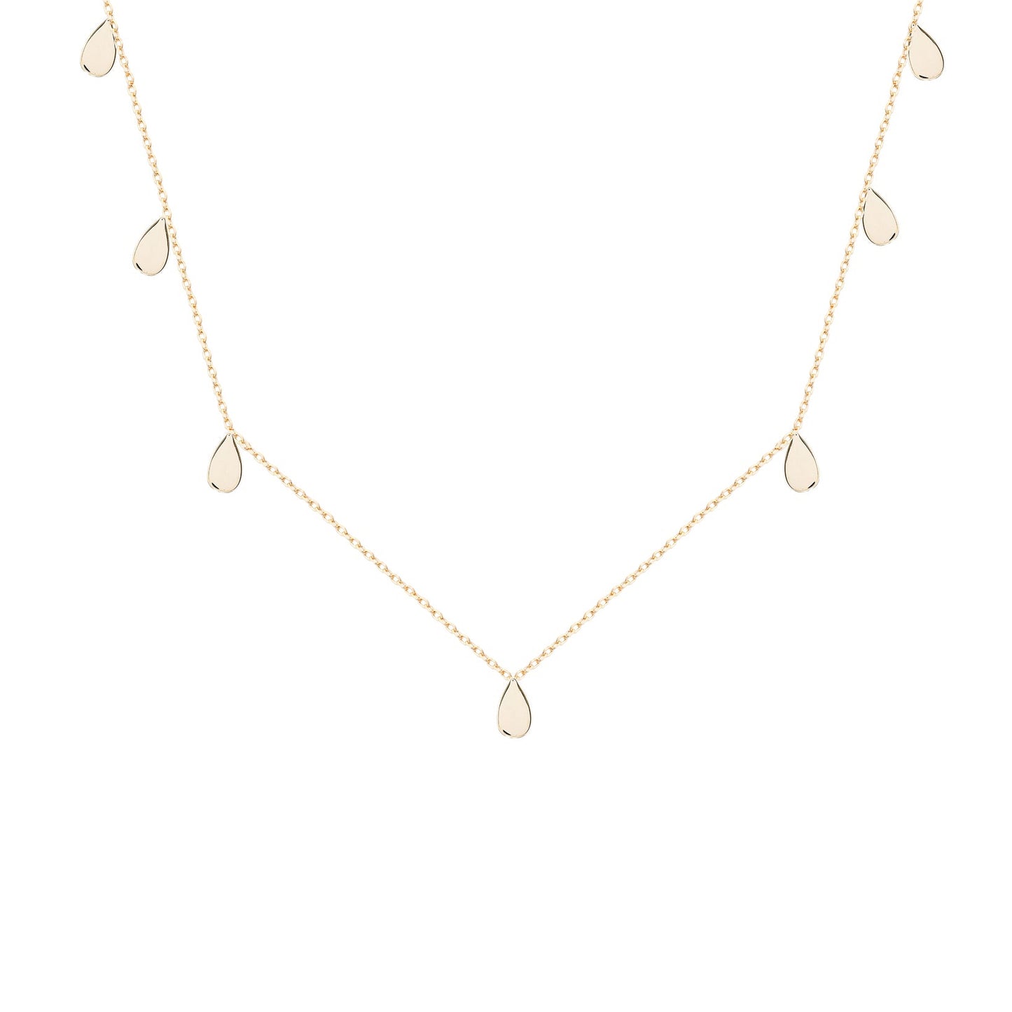 COLAR GOTAS ORGÂNICAS PRATA 925