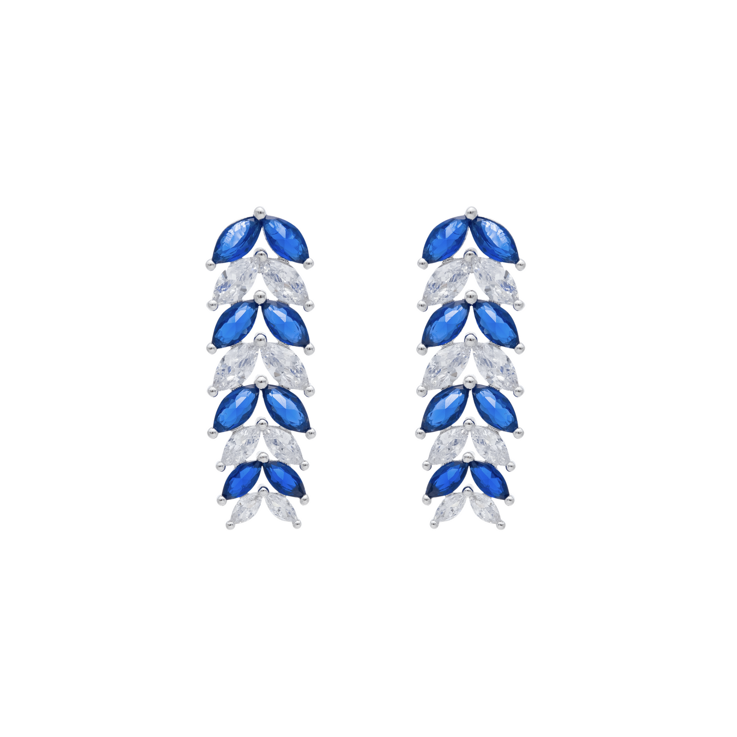 BRINCO NAVETE ZIRCÔNIA BANHO EM RÓDIO