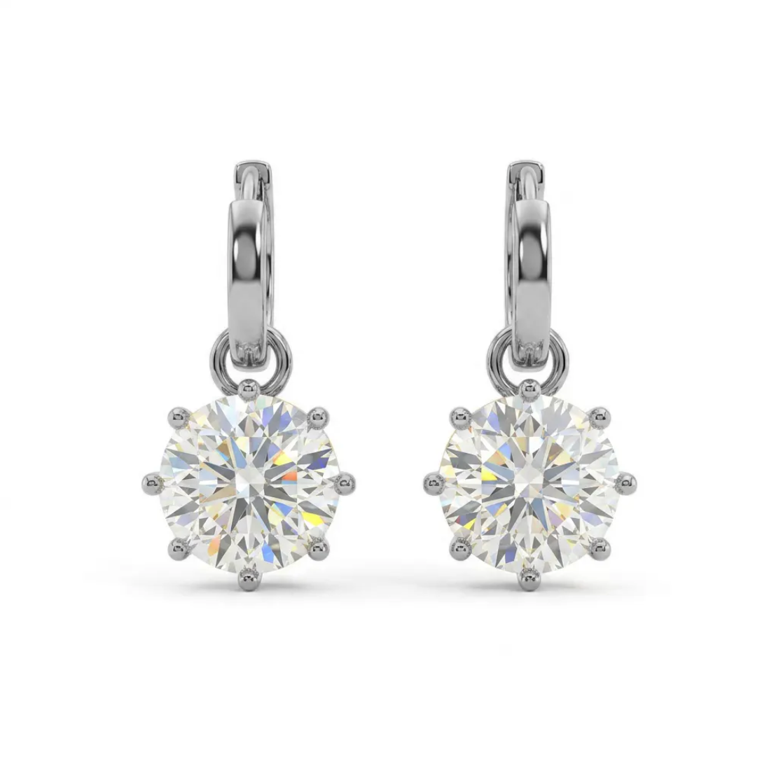 BRINCO ARGOLA PONTO DE LUZ 8 GARRAS 2 EM 1
