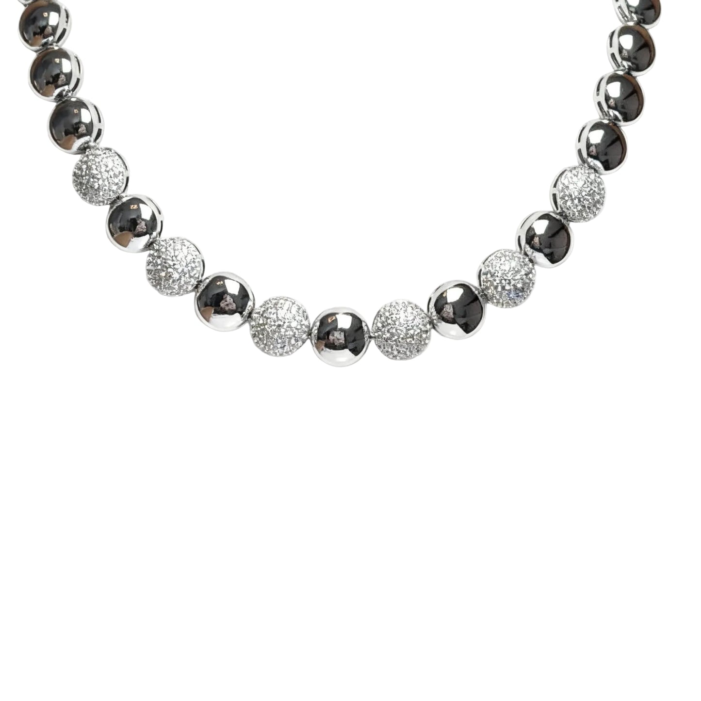 CHOCKER BOLINHAS LISAS E CRAVEJADAS BANHO EM RÓDIO