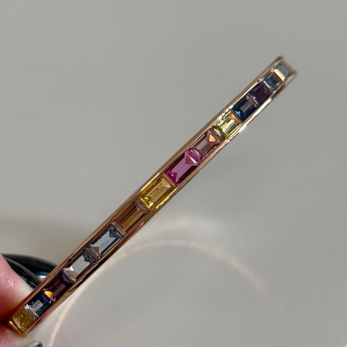 BRACELETE RAINBOW EM BANHO DE OURO 18K