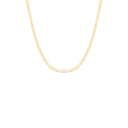 COLAR DE CANUTILHOS LISO PRATA 925