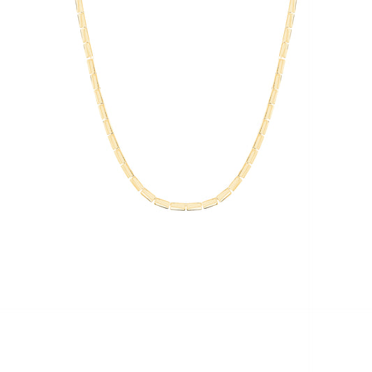 COLAR DE CANUTILHOS LISO PRATA 925