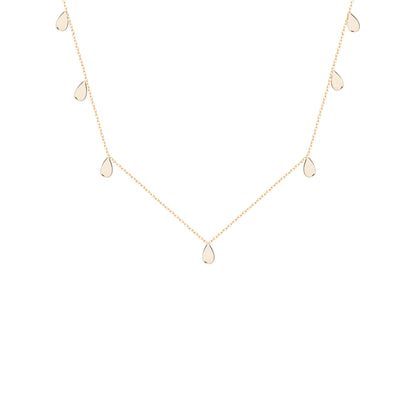 COLAR GOTAS ORGÂNICAS PRATA 925