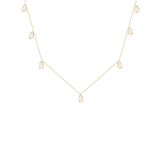 COLAR GOTAS ORGÂNICAS PRATA 925