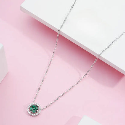 CONJUNTO COLAR E BRINCO REDONDO CRAVEJADO ZIRCÔNIA BANHO EM RÓDIO