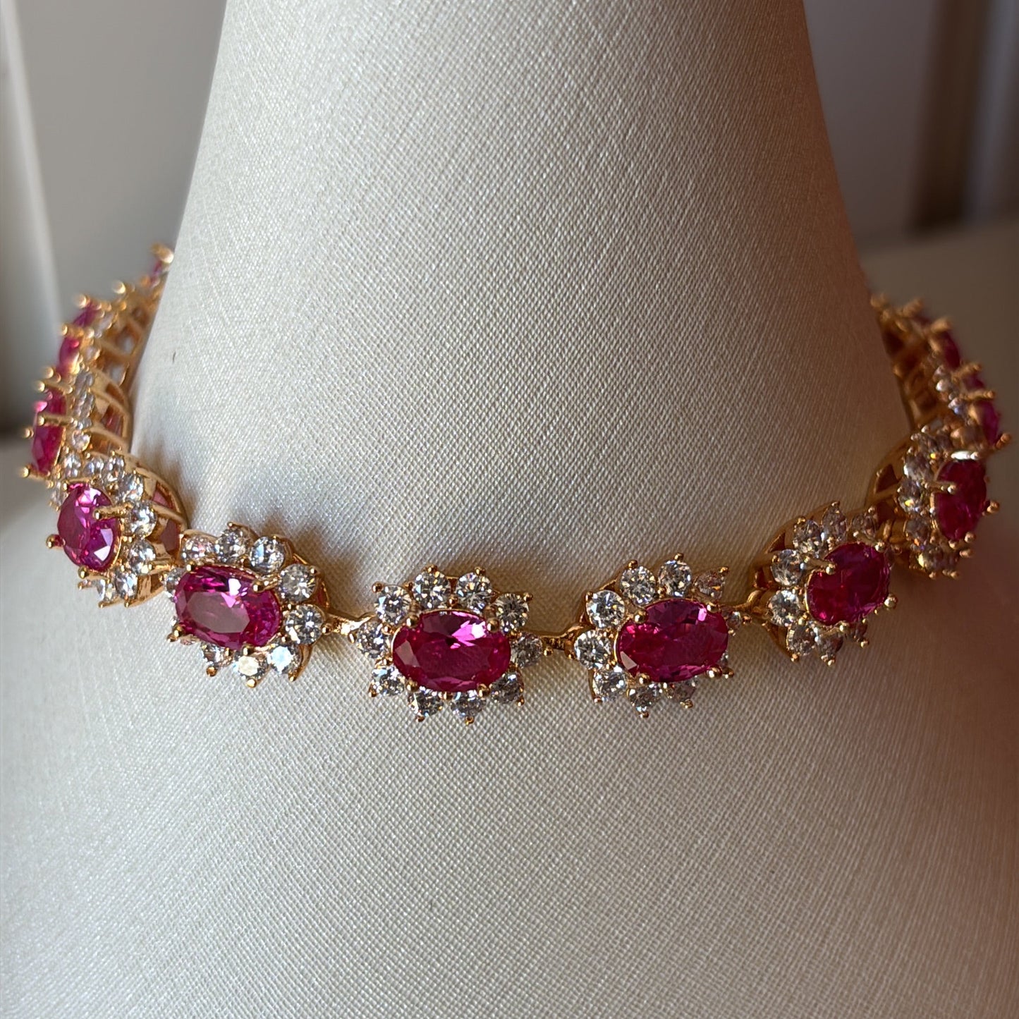 PULSEIRA RIVIERA OVAL PRINCESA RUBELITA + EXTENSOR