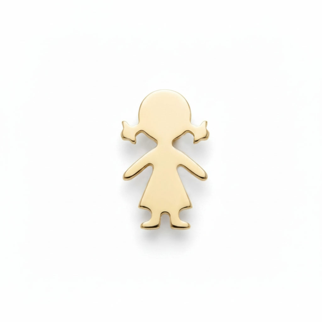 PINGENTE FILHO LISO BANHO EM OURO 18K