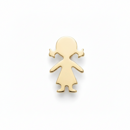 PINGENTE FILHO LISO BANHO EM OURO 18K