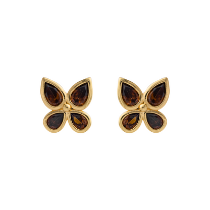 CONJUNTO BUTTERFLY  BRINCO, ANEL E COLAR