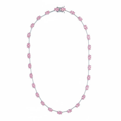 COLAR RIVIERA OVAL FIO FACA ZIRCÔNIA