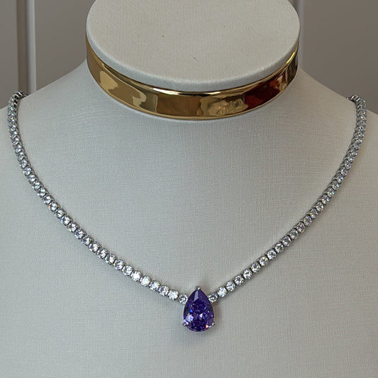 COLAR RIVIERA COM GOTA CENTRAL