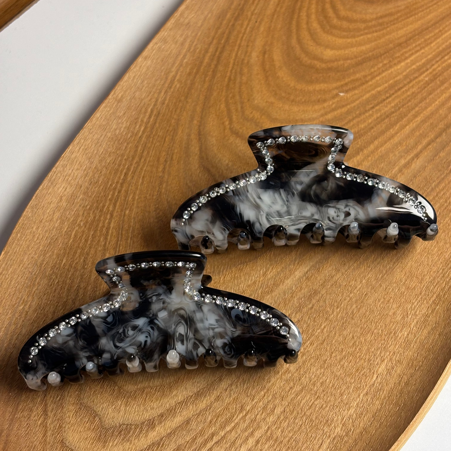 PIRANHA MARBLE CRISTAIS - PRETO