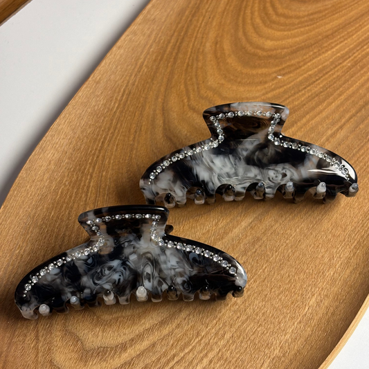 PIRANHA MARBLE CRISTAIS - PRETO