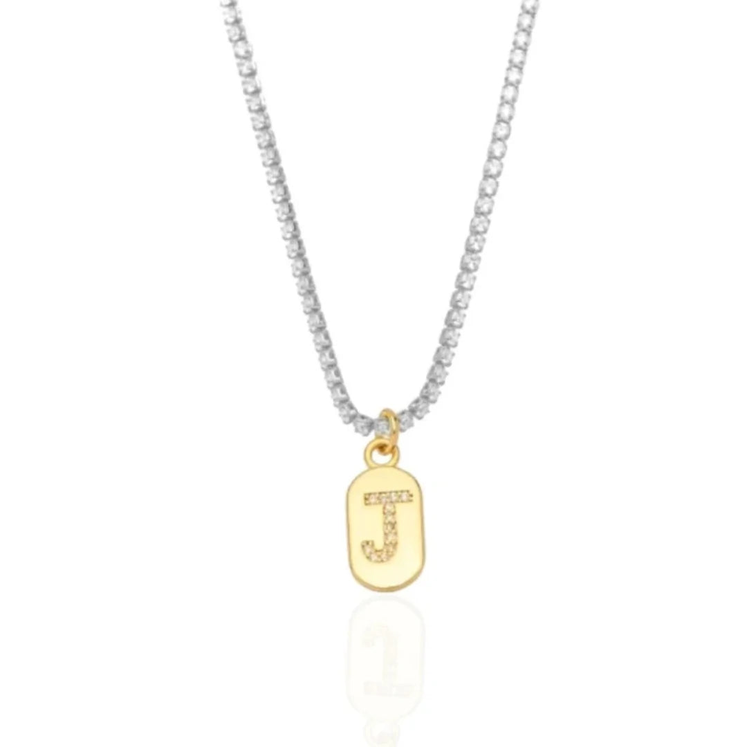 CHOCKER RIVIERA PINGENTE LETRA DOIS BANHOS