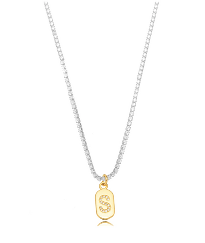 CHOCKER RIVIERA PINGENTE LETRA DOIS BANHOS