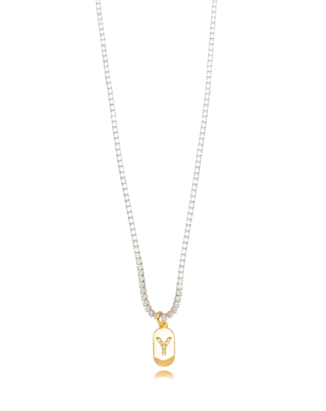 CHOCKER RIVIERA PINGENTE LETRA DOIS BANHOS