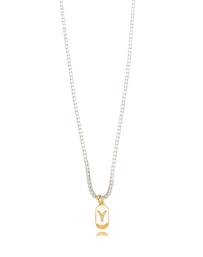 CHOCKER RIVIERA PINGENTE LETRA DOIS BANHOS