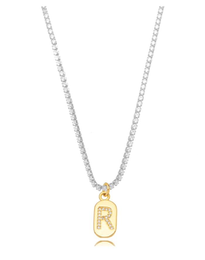 CHOCKER RIVIERA PINGENTE LETRA DOIS BANHOS