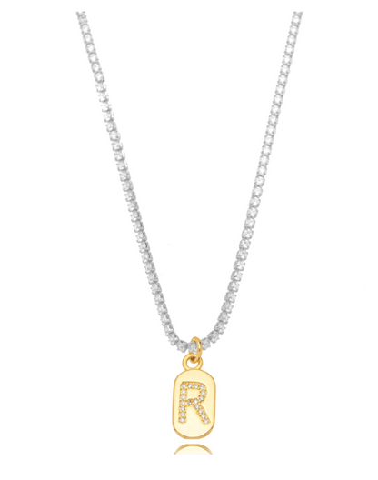 CHOCKER RIVIERA PINGENTE LETRA DOIS BANHOS