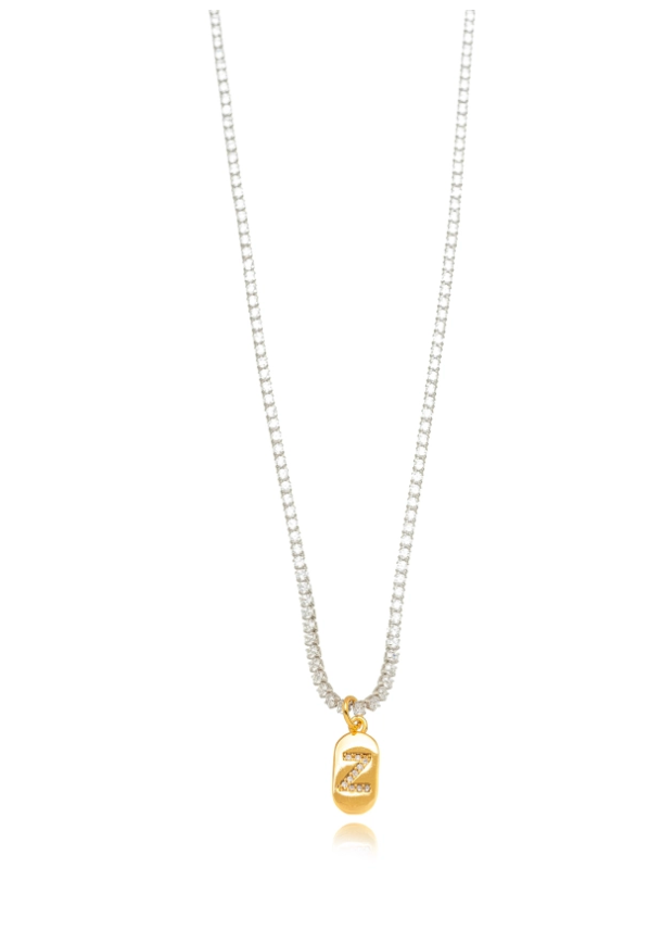 CHOCKER RIVIERA PINGENTE LETRA DOIS BANHOS