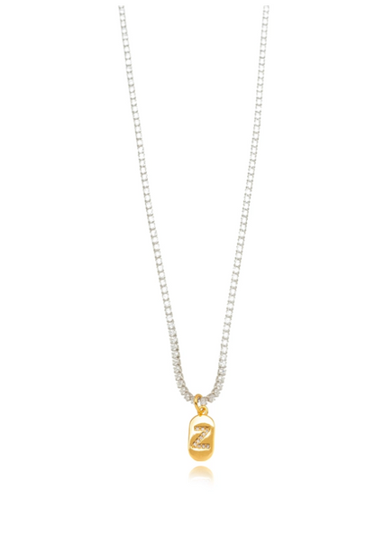 CHOCKER RIVIERA PINGENTE LETRA DOIS BANHOS