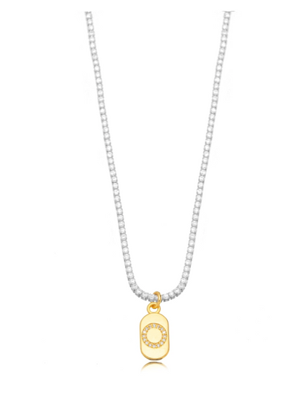 CHOCKER RIVIERA PINGENTE LETRA DOIS BANHOS