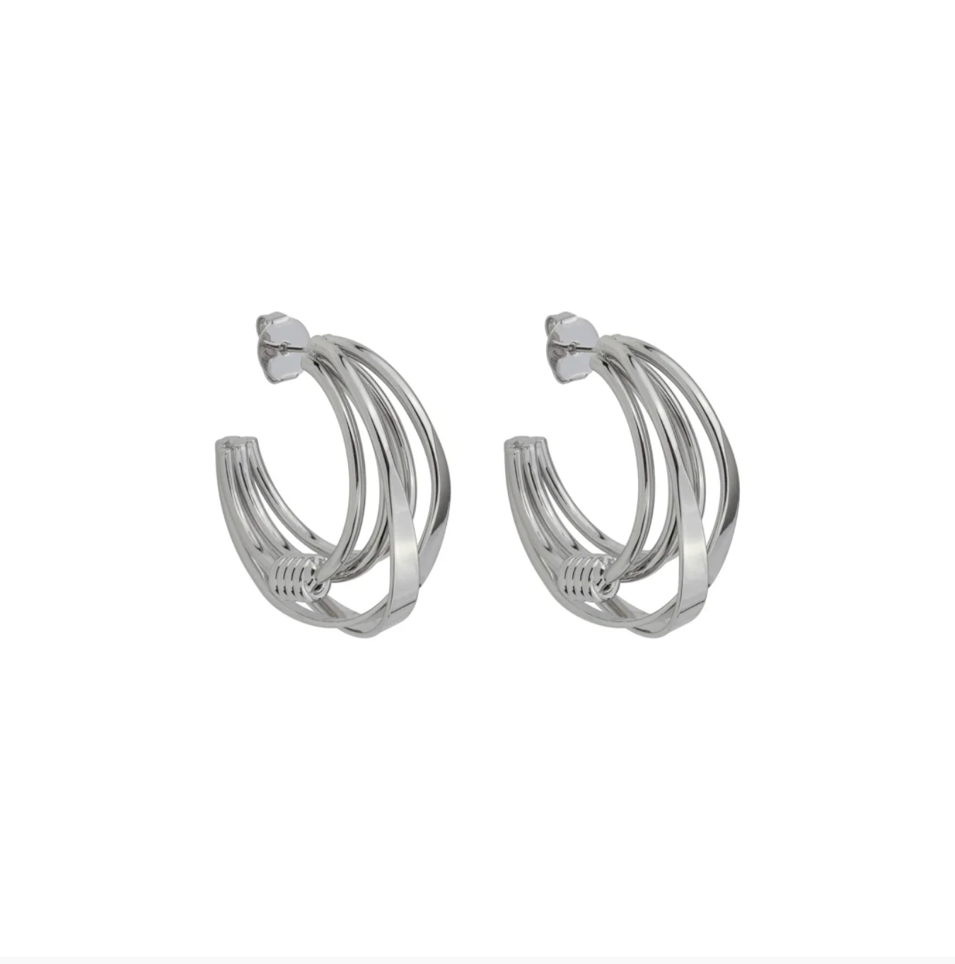 BRINCO ARGOLA MULTIPLOS AROS LISOS