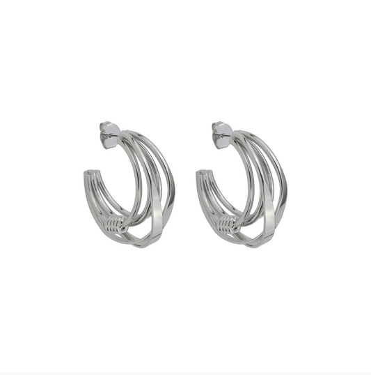 BRINCO ARGOLA MULTIPLOS AROS LISOS