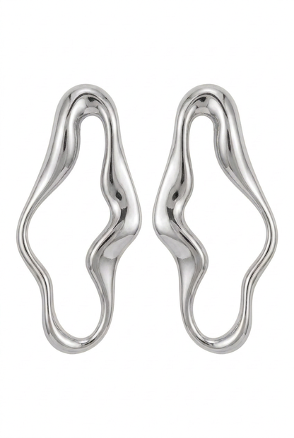 BRINCO ARGOLA ORGÂNICA LISA
