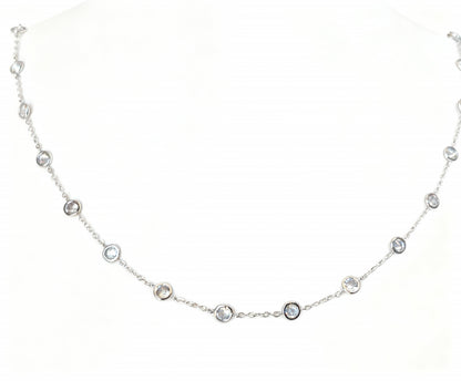 COLAR LONGO TIFFANY PONTOS DE LUZ - 60CM