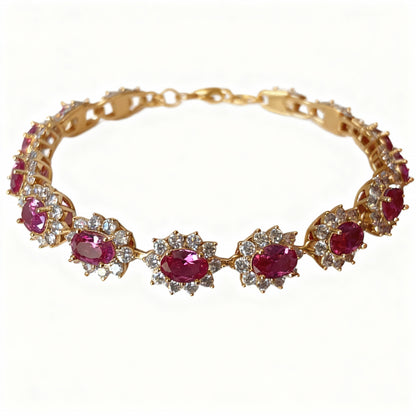PULSEIRA RIVIERA OVAL PRINCESA RUBELITA + EXTENSOR