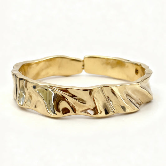 BRACELETE DETALHADO DOURADO