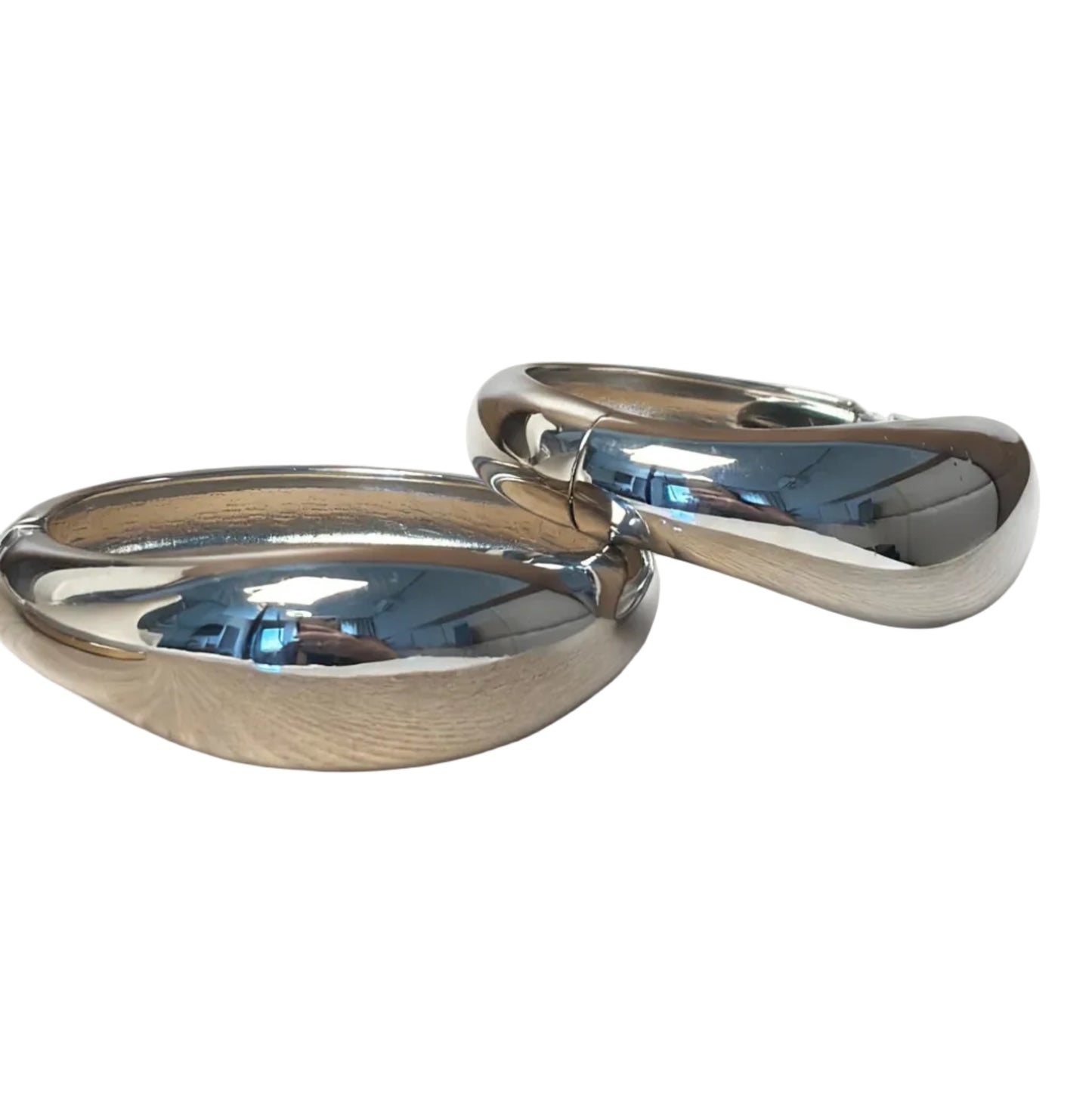 BRACELETE LISO OVAL BANHO EM RÓDIO