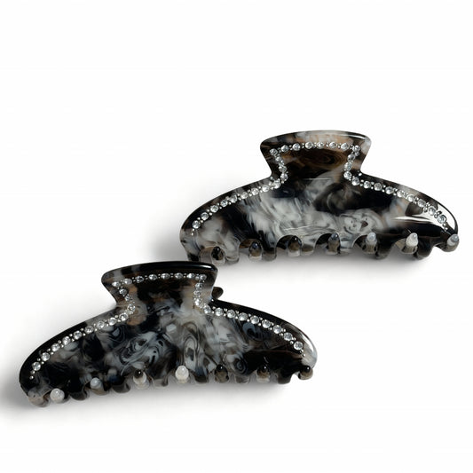 PIRANHA MARBLE CRISTAIS - PRETO