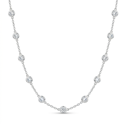COLAR LONGO TIFFANY PONTOS DE LUZ - 60CM