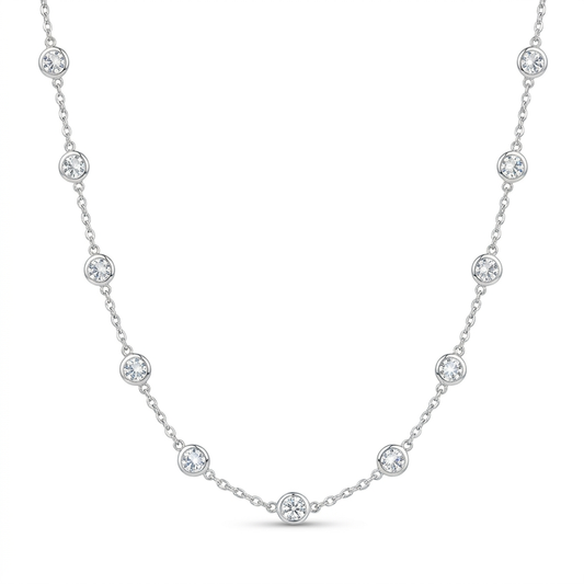 COLAR LONGO TIFFANY PONTOS DE LUZ - 60CM